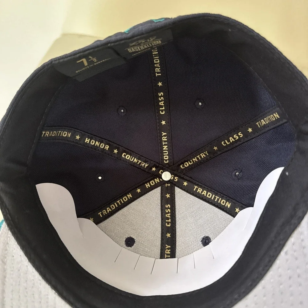 Baseballism Ken GRIFFEY Jr. The Kid Snapback Adjustable Hat Cap NAVY/TEAL